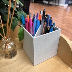 Gray Stationery Organizer